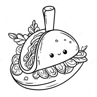 Page De Coloriage Taco 74801-18028