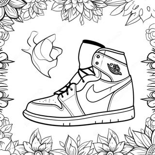 Baskets Jordan 1 Pages À Colorier