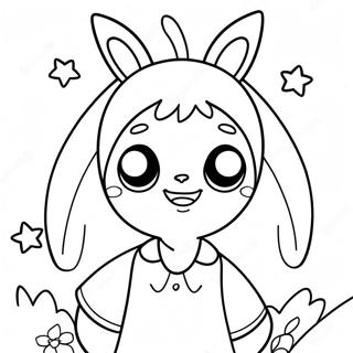 Louise Belcher Avec Des Oreilles De Lapin Page De Coloriage 74932-18135