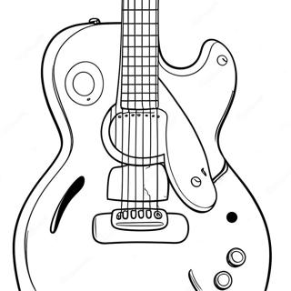 Page De Coloriage De Guitare 74982-18167