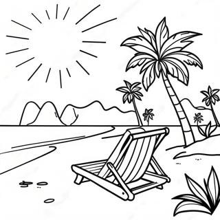 Tropical Pages À Colorier