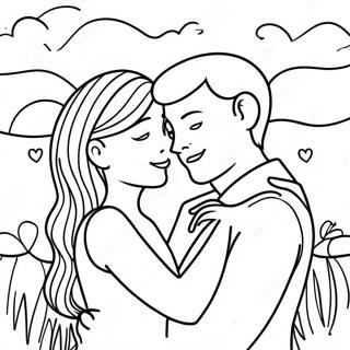 Relation Amoureuse Pour Adultes Pages À Colorier