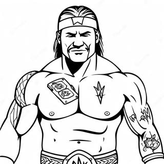 Page De Coloriage Wwe 75367-18465