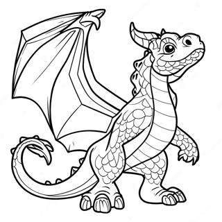 Page De Coloriage Du Dragon De Lend Fier 75394 18491