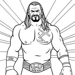 Page De Coloriage De La Wwe 75419-18506