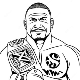 Page De Coloriage Du Champion De La Wwe 75420-18509