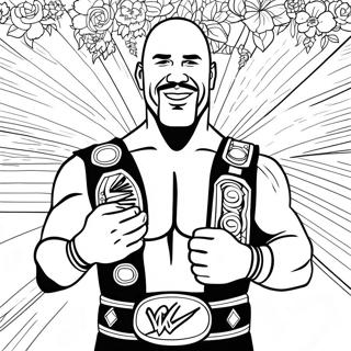 Page De Coloriage Du Champion De La Wwe 75420-18510