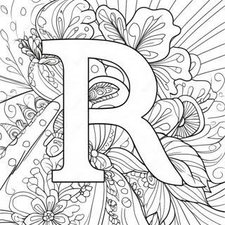 Page A Colorier De La Lettre R 75574-18627