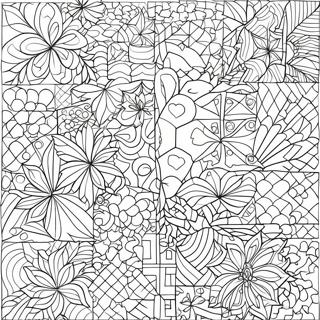 Page A Colorier Des Motifs De Quilt Geometriques 75601 18654