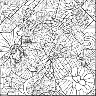 Page A Colorier Des Motifs De Quilt Abstraits Modernes 75603 18663