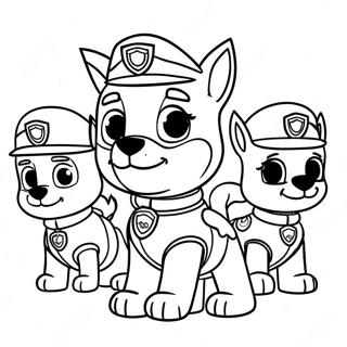 Page De Coloriage De Paw Patrol Halloween 75729-18748