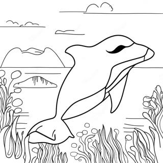 Page De Coloriage Dorque Majestueuse Dans Locean 75759-18781
