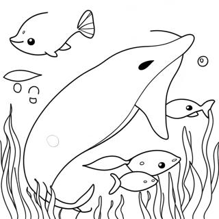 Page De Coloriage Dorque Majestueuse Dans Locean 75759-18782