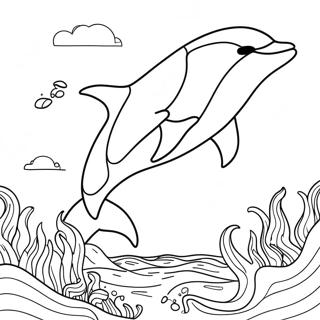 Page De Coloriage Dorque Majestueuse Dans Locean 75759-18783
