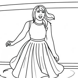 Page De Coloriage Taylor Swift En Performance Sur Scene 75912 18898