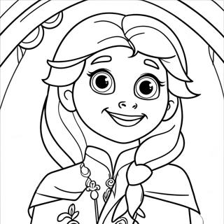 Page De Coloriage De La Princesse Disney Frozen 76064-19008