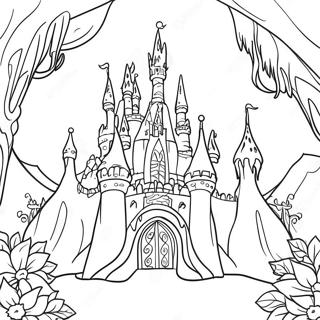 Page De Coloriage Du Chateau De Glace Delsa 76065-19011