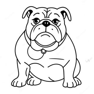 Bulldog Pages À Colorier