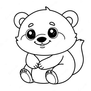 Page De Coloriage Du Panda Mignon De Turning Red 76167-19090