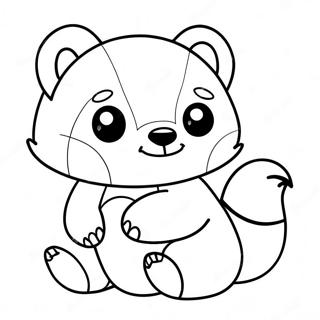 Page De Coloriage Du Panda Mignon De Turning Red 76167-19091