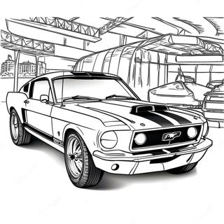 Mustang Gt Mustang Pages À Colorier