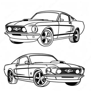 Page De Coloriage Mustang Gt Elegante 76397 19276