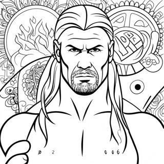 Page De Coloriage Wwe 76446-19305