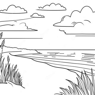 Page De Coloriage Du Coucher De Soleil Des Outer Banks 76548-19386