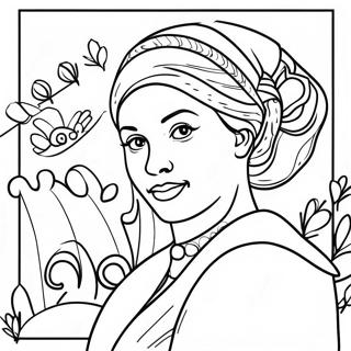 Page De Coloriage Pour Le Mois De Lhistoire Des Femmes 76702-19507