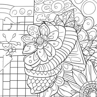 Page De Coloriage Pixel 76754-19546