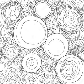 Page De Coloriage De Motifs De Bulles Colorees 76831-19609