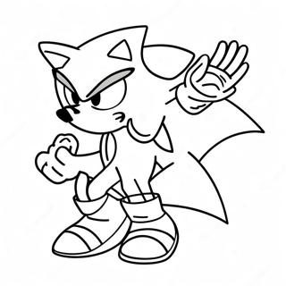 Sonic Boom Pages À Colorier