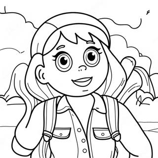 Page De Coloriage Damy Aventuriere 77165-19857