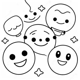 Page De Coloriage Demoticons Sourire Heureux 77215 19893