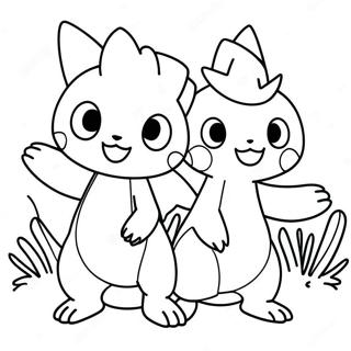 Pokemon Écarlate Et Violet Pages À Colorier