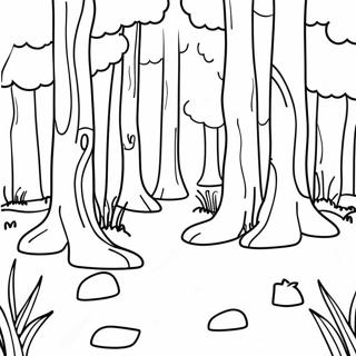 Forêt Pages À Colorier