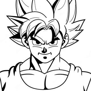 Goku Noir Pages À Colorier