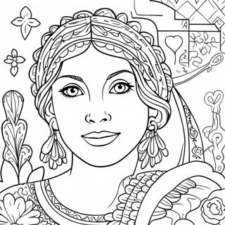 Page De Coloriage Espagnole 77989-20488