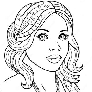 Page De Coloriage Fille Pour Adultes 78170-20628