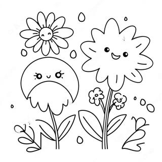 Page De Coloriage De Fleurs Mignonnes Pour La Fete Des Meres 78197-20649