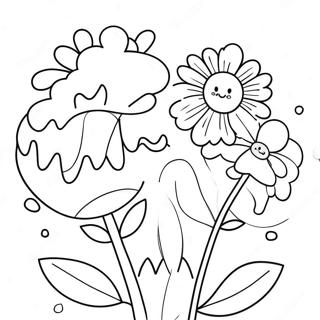 Page De Coloriage De Fleurs Mignonnes Pour La Fete Des Meres 78197-20651