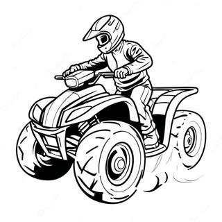 Page De Coloriage Course De Vehicule Tout Terrain Rapide 78326-20751