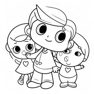 Page De Coloriage De Timmy Turner Avec Ses Parrains Fees 78377-20790