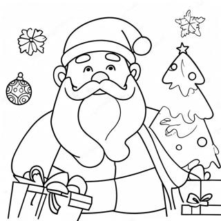 Page De Coloriage Drole De Noel Pour Adultes 78402-20807