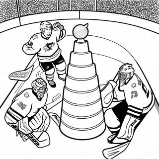 Page De Coloriage Du Match Final De La Coupe Stanley 78611 20979