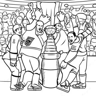 Page De Coloriage Du Match Final De La Coupe Stanley 78611 20980