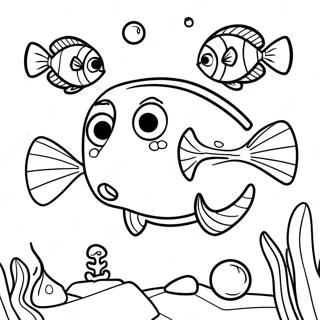 À La Recherche De Dory Pages À Colorier