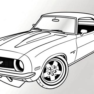 Camaro Pages À Colorier