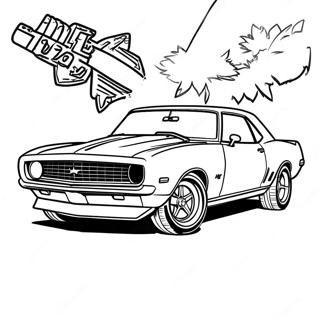 Page De Coloriage De Camaro 78686-21027