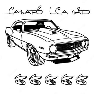 Page De Coloriage De Camaro 78686-21028